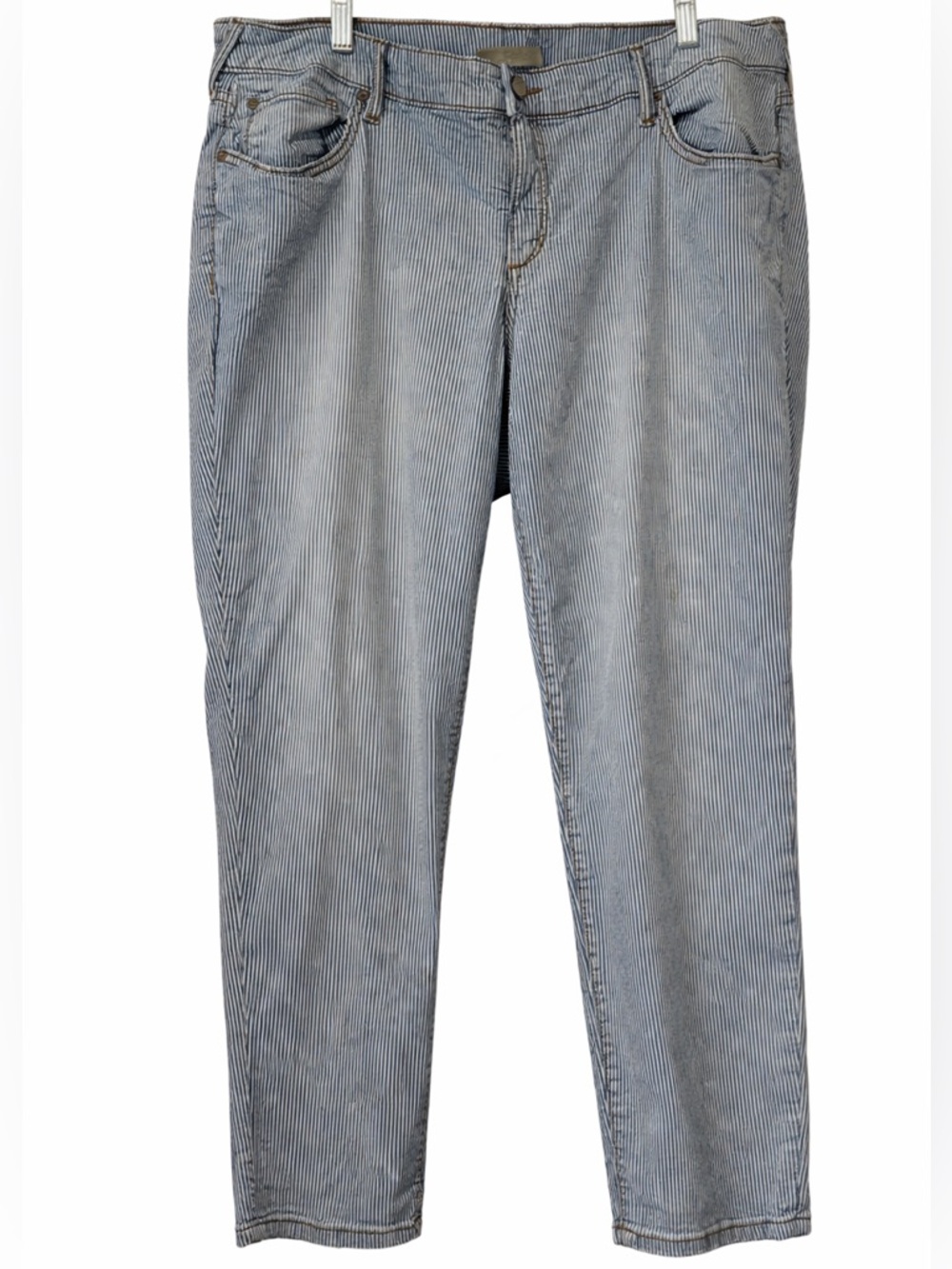 Stitch’s Striped Boyfriend Jeans Size 20 High Rise